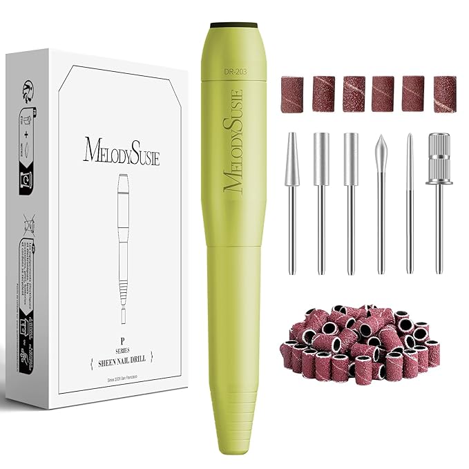 MelodySusie Pen-Shaped Portable USB Nail Drill, PC120I 20000RPM Electric Nail by MelodySusie