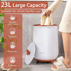 COSTWAY Bucket Style Towel Warmer, 23L Towel Warmer - Image 7