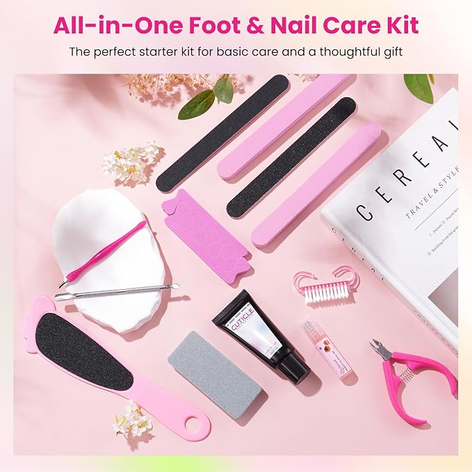 Cuticle Remover Kit: 13Pcs Manicure Pedicure Kit - Image 4
