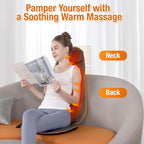 SLOTHMORE Heated Back Massager for Chair, Vibrating Massage Cushion - Image 3