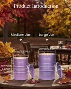 M&SENSE Eucalyptus Lavender Scented Candles Natural Non Toxic, Aromatherapy - Image 5