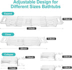 Expandable Bathtub Tray Caddy, Foldable Bath Table Trays, Bathtub & Bathroom - Image 2