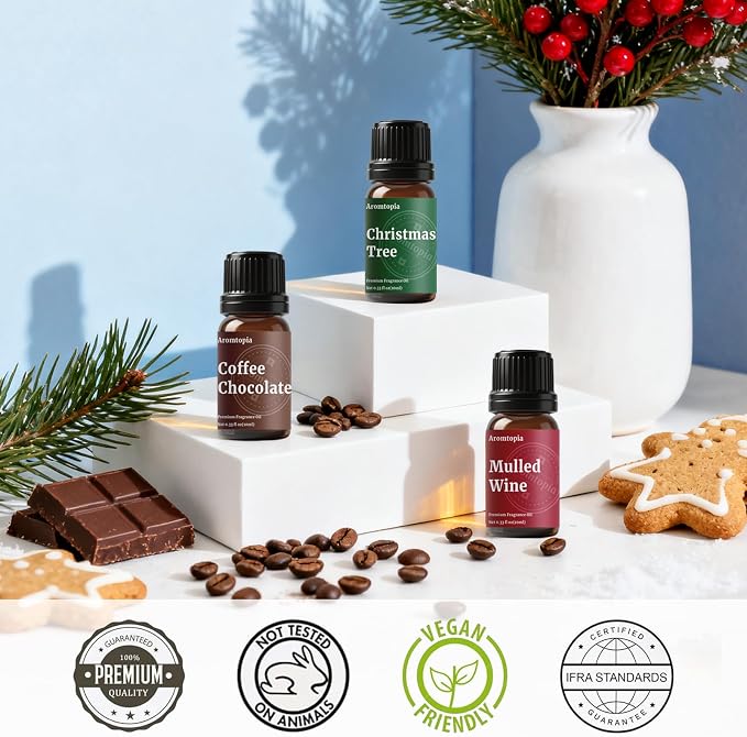 Fragrance Oil Holiday Set, Aromtopia Essential Oils - Image 2