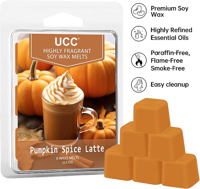 UCC Plant Based All Natural Wax Melts, Strong Fragrance, Long Lasting Premium - Image 2