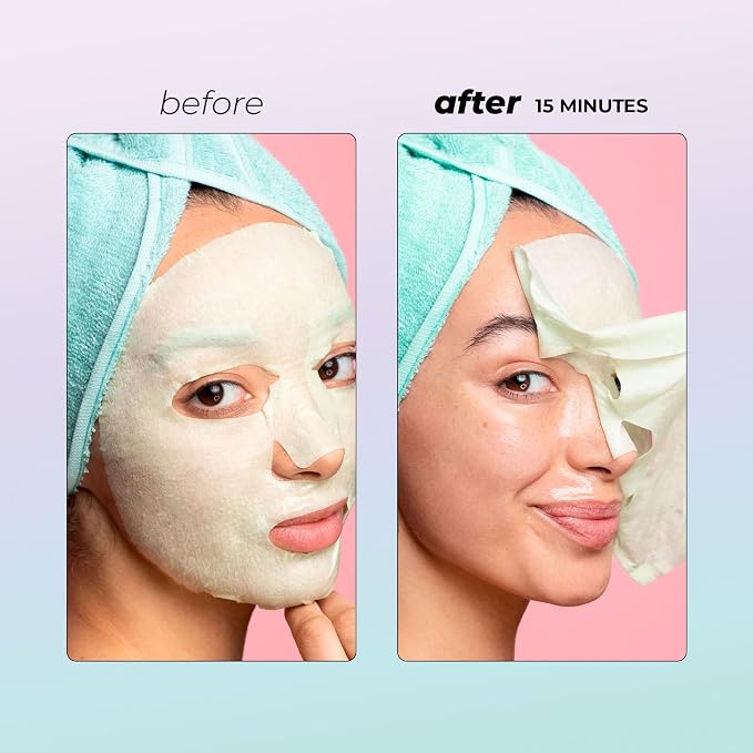 Vitamasques Probiotic Blackberry Face Sheet Mask 7 Pack - Image 3