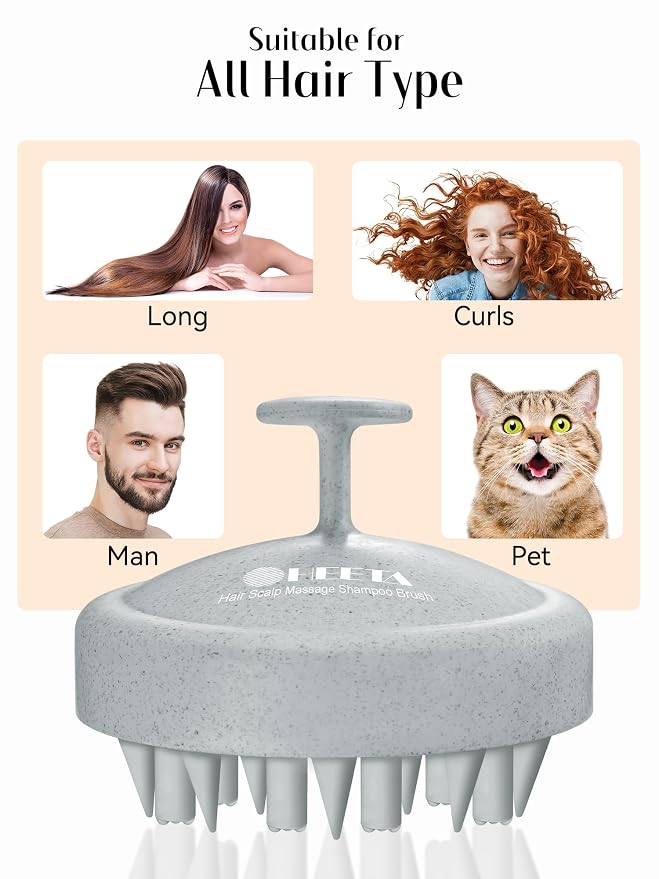 HEETA Hair Scalp Massager for Hair Growth, Shampoo Brush, Scalp Scrubber - Image 7