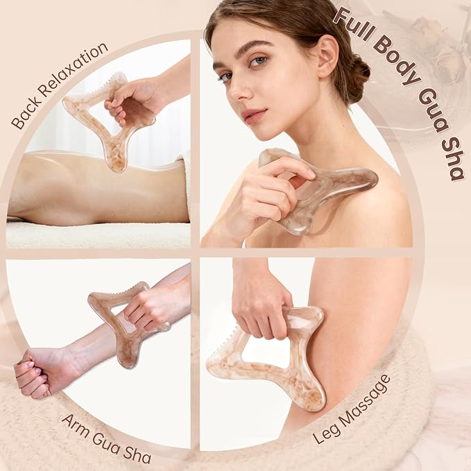 Body Gua Sha Tool Large Gua Sha Body Tool Cellulite Massage Tool Lymphatic - Image 3