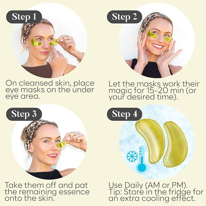 AURAE Green Tea Under Eye Patches - Image 6