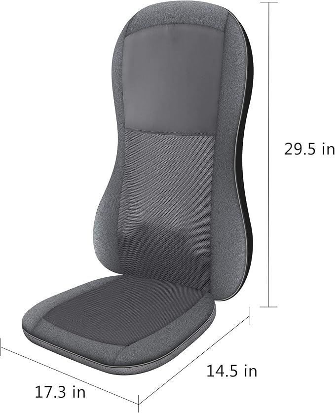 COMFIER Shiatsu Full Back Massager, Massage Chair Pad - Image 8