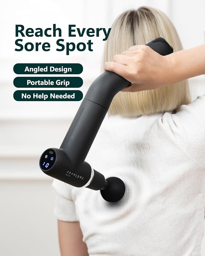 Massage Gun with Detachable Extension Handle - Image 3