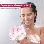 MTDLYICE Loofah for Women 75g 4 Pack, Bath Sponge Soft Mesh Shower Puff Loofah - Image 4