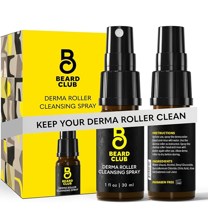 The Beard Club Derma Roller Cleansing Spray by TheBeardClub