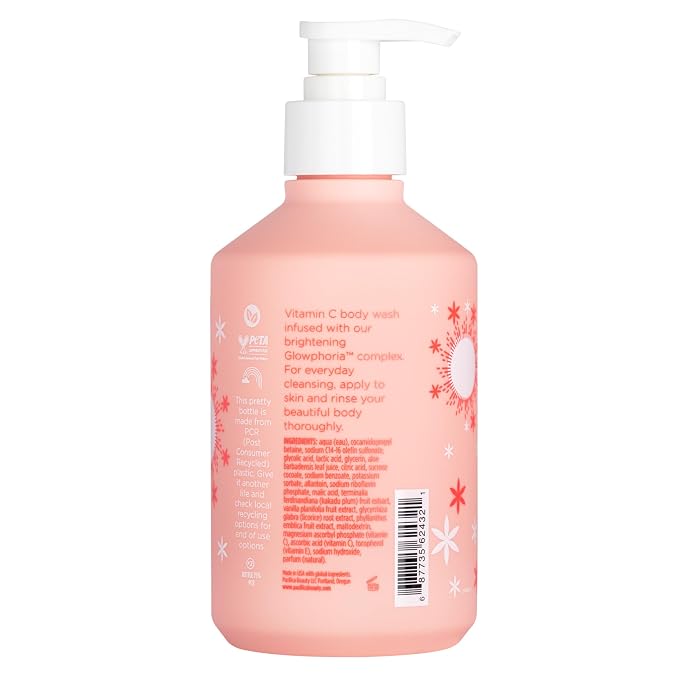 Pacifica Glow Baby Brightening Body Wash – Vitamin C & AHA Exfoliating Body Wash - Image 14