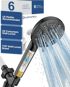 6-Mode High Pressure Handheld Shower Head by HOPOPRO
