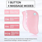 Aikertec Heat Electric Gua Sha Tool, 4-in-1 Multi-Function Anti-Aging Face - Image 2