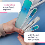 Bona Fide Beauty Handmade Czech Glass Manicure Pedicure Gift Set - Image 4