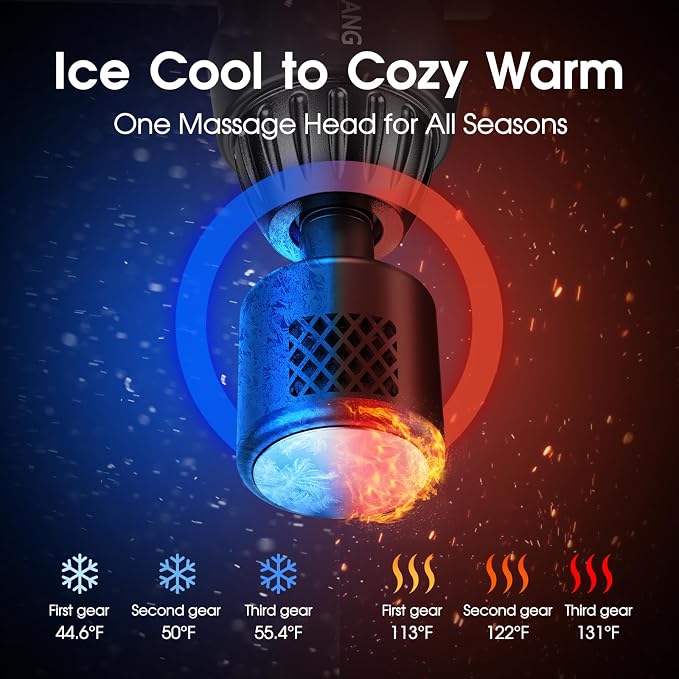 AERLANG Massage Gun with Heat and Cold, Deep Tissue Massage Gun, Back and Neck - Image 2