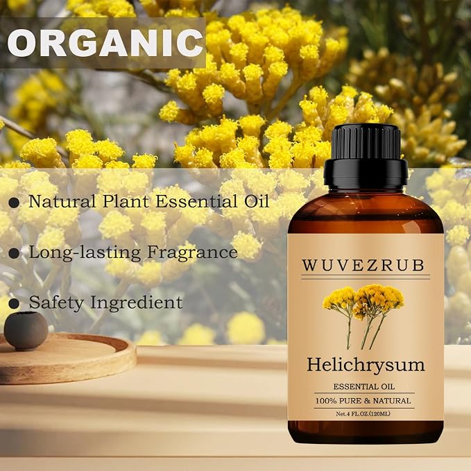 Helichrysum Essential Oil - 120ML Pure and Natural - Image 4