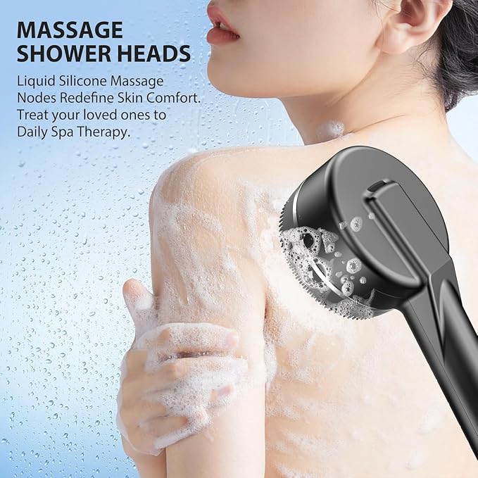 Filtered Shower Head with Handheld, High Pressure 3 Spray Showerhead with - Image 6