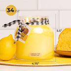 A Cheerful Giver — Lemon Butter Pound Cake - 34oz Papa Scented Candle Jar - - Image 6