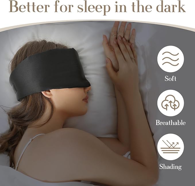 SECZIPE 100% Mulberry Silk Sleep Mask Eye Mask - Image 2