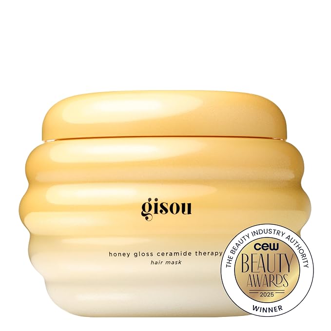 Gisou Honey Gloss Ceramide Therapy Hair Mask – Deep Repair & Hydration - Image 3
