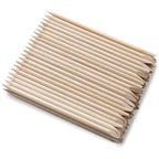 600Pcs Orange Wood Sticks for Nails, HOOMBOOM Double Sided Cuticle Pusher by HOOMBOOM