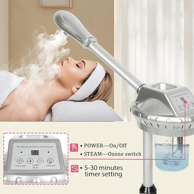 Professional Facial Steamer for Estheticians Face Steamr on Wheels - Image 2