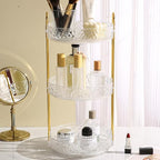 Fangoo 3 Tiers Clear Rotating Makeup Organizer by Fangoo
