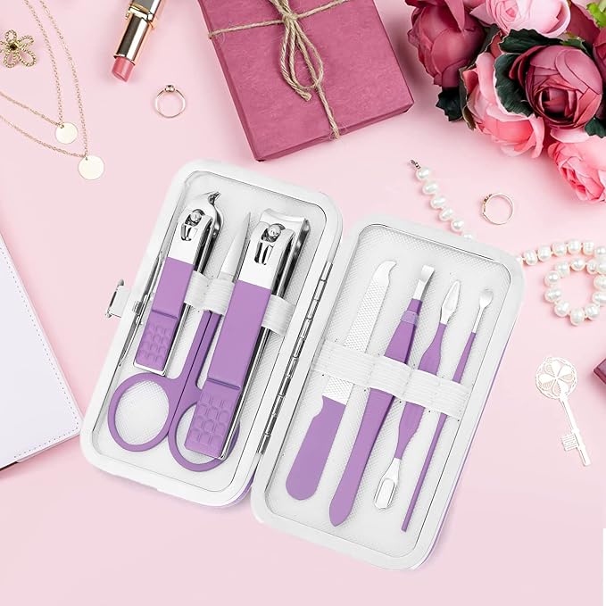 Aceoce Manicure Set Women's Nail Clipper Set Nail Kit - Image 6