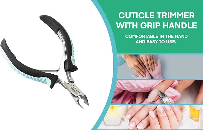 Cuticle Trimmer with Non-Slip Grip Handle Professional Stainless Steel Cuticle - Image 8