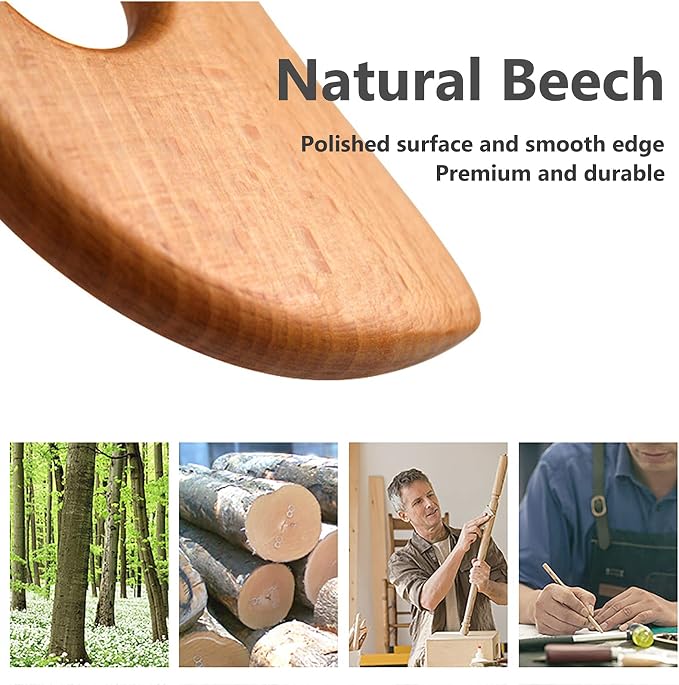 FKYzixeh Lymphatic Drainage Massager, Wooden Gua Sha Tool - Image 5