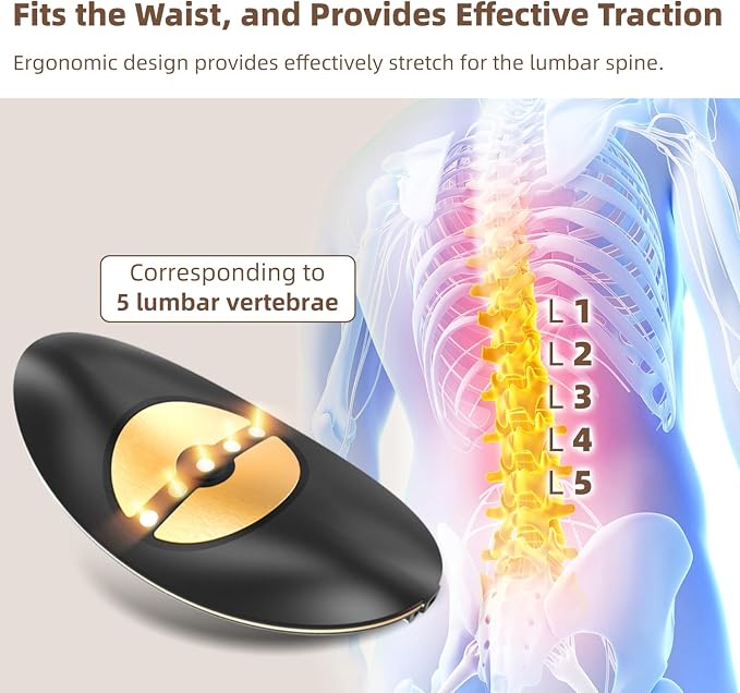 Electric Lumbar Traction Device, 20-Level Electrotherapy, 3-Level Vibration - Image 7