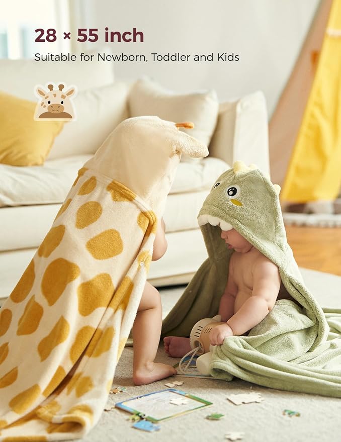 Momcozy Baby Bath Towels with Visualize Health Label - Image 7