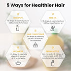 HIQILI Rosemary Essential Oil, Add to Shampoo & Conditioner, 100% Pure & Natural - Image 8