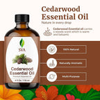 SVA Cedarwood Essential Oil – 4 Fl Oz – 100% Natural Cedar Cupressus Funebris - Image 2