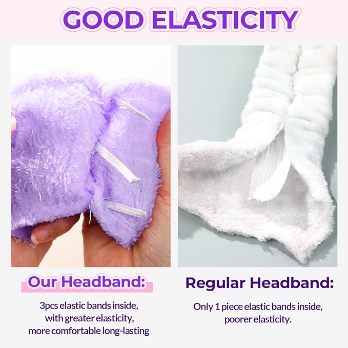 LEOBRO Spa Headbands, Easter Basket Valentines Gifts - Image 6