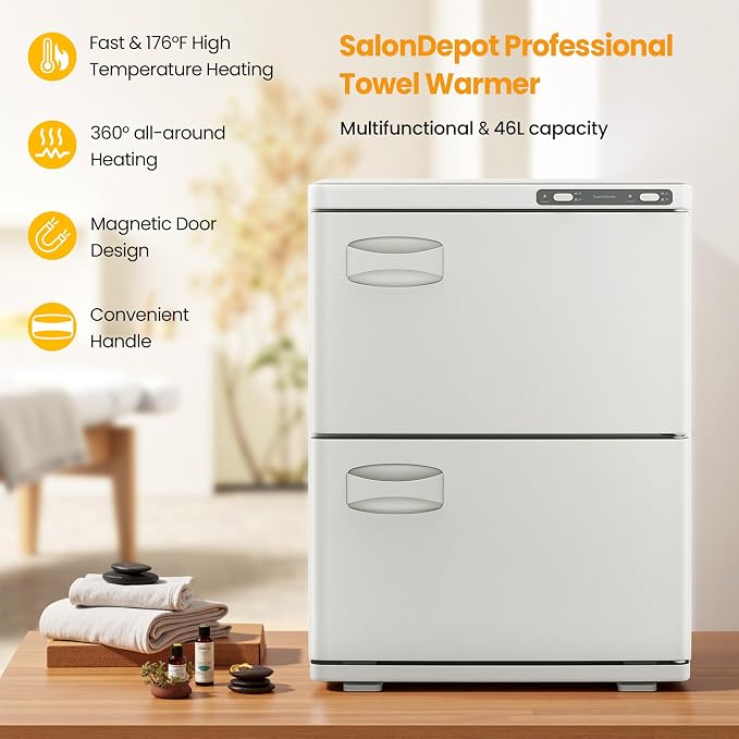 Hot Towel Warmer SalonDepot 46L Large Capacity Spa Towel Warmer - Image 3