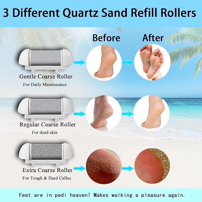 Callus Remover for Feet, 13-in-1 Professional Pedicure Tools Foot Care Kit - Image 6