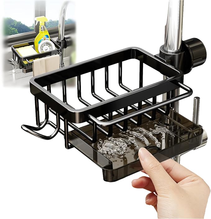 Sink Organizer Rack for Kitchen and Bathroom, 2025 New Stainless Steel by GCFTIFF