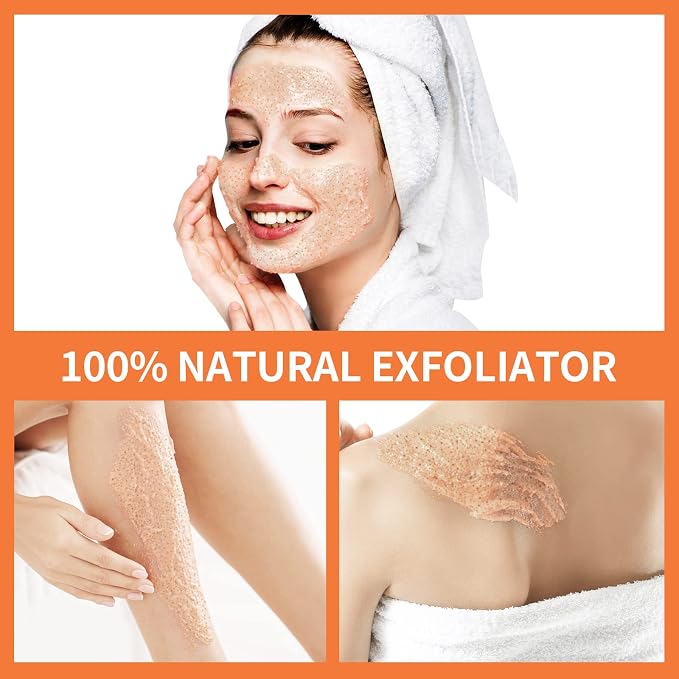 Vitamin C and Retinol Facial Scrub Face Scrubs Exfoliating Face Wash Vitamin C - Image 3