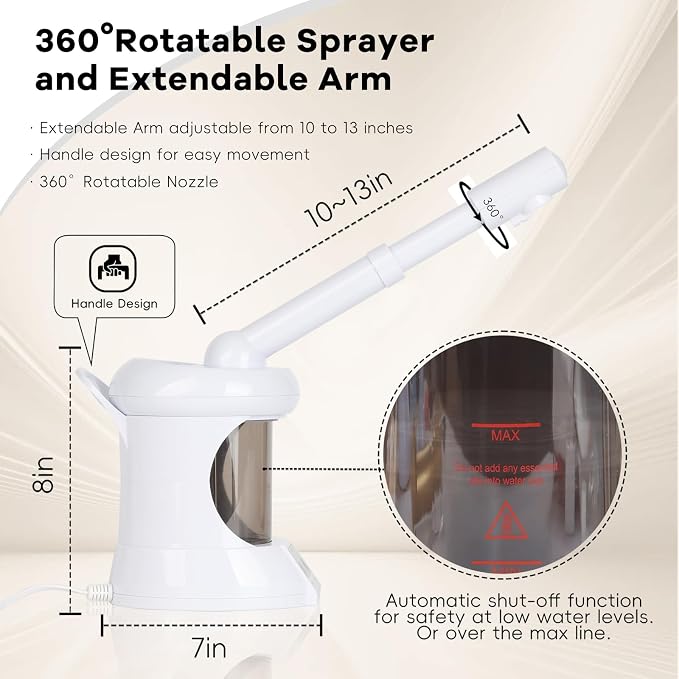 Table Facial Steamer, Face Steamer - Image 3