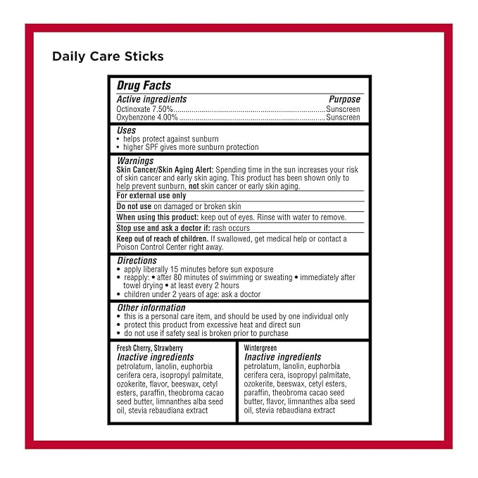 Carmex Daily Care and Daily Care Minis Moisturizing Lip Balm Pack, SPF 15 - Image 8