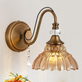 1 Piece Vintage Wall Sconce, 1-Light Matte Antique Brass Finish Wall Sconce by Unknown