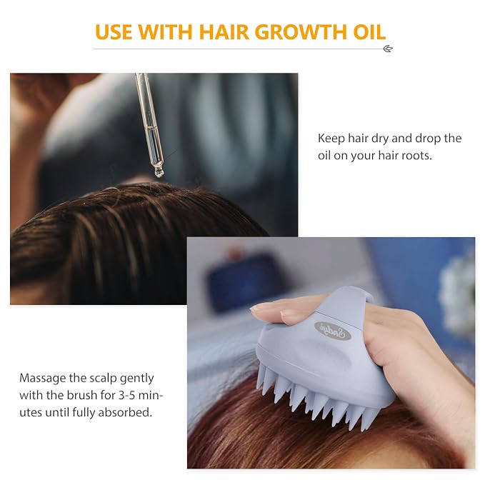 Sndyi Scalp Massager Shampoo Brush, Scalp Scrubber - Image 7