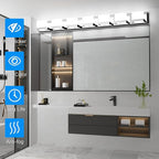 Tipace LED Modern Bathroom Vanity Light Fixtures, 7 Lights Chrome Vanity - Image 6
