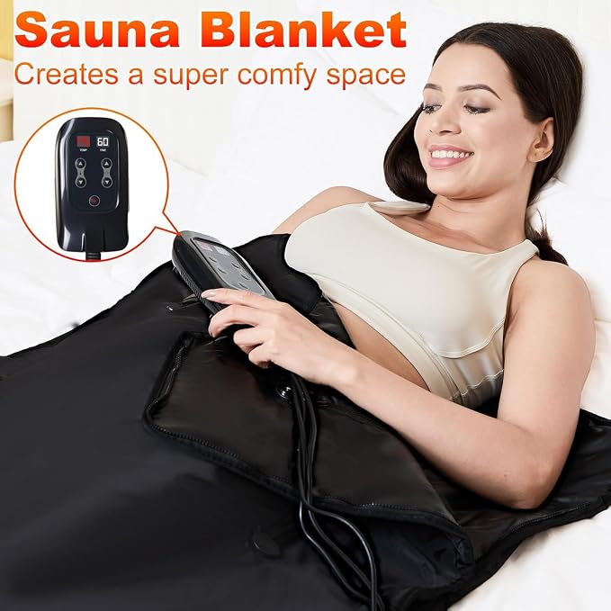 Infrared Sauna Blanket for Home: Portable Full Body Detox Wrap - Image 6