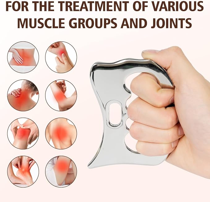 tonchean 8-Piece Muscle Scraper IASTM Tool Set, Gua Sha Scraping Massage Tool - Image 2