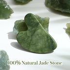 rosenice Gua Sha Scraping Massage Tool Natural Jade Guasha Board - Image 2