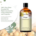 Ginger 3.38fl.oz Essential Oil, PHATOIL Pure Aromatherapy Oils - Image 3